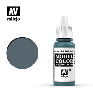 Vallejo Model Color 17ml - Field Blue 70.964 Vallejo Model Color 17ml - Field Blue 70.964