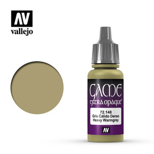 Vallejo Game Extra Opaque 17ml- Heavy Warmgrey 72.148 Vallejo Game Extra Opaque 17ml- Heavy Warmgrey 72.148
