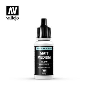 Vallejo Auxiliaries 17ml - Matt Medium 70.540 Vallejo Auxiliaries 17ml - Matt Medium 70.540