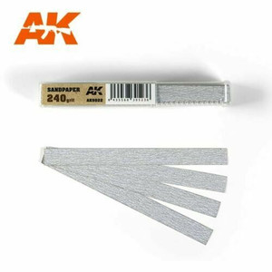 Sandpaper- Dry, 240 grit x 50 Units - AK09022 Sandpaper- Dry, 240 grit x 50 Units - AK09022