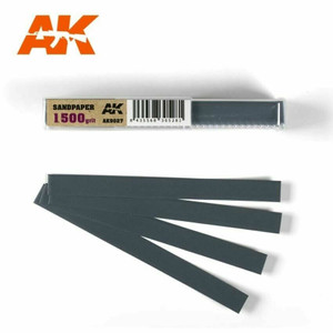 Sandpaper- Wet, 1500 grit x 50 Units - AK09027 Sandpaper- Wet, 1500 grit x 50 Units - AK09027