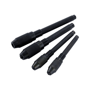 4 Pce English Pattern Pin Vices - PPV4001/S 4 Pce English Pattern Pin Vices - PPV4001/S