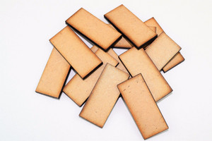 Selection of 2mm MDF Rectangle Bases Selection of 2mm MDF Rectangle Bases
