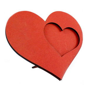 WWCrafts Wooden Heart Photo Frame WWCrafts Wooden Heart Photo Frame