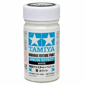 Tamiya 100ml Diorama Texture Paint Snow White - 87120 Tamiya 100ml Diorama Texture Paint Snow White - 87120