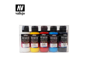Vallejo Premium Color 60ml Set - Opaque Colours (5 x 60ml) - 62101
