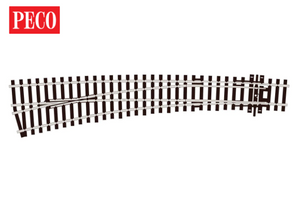 SL-E87 Curved Turnout, Large Radius, Left Hand SL-E87 Curved Turnout, Large Radius, Left Hand