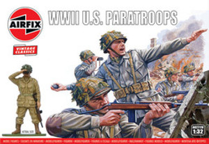 WWII US Paratroops A02711V 1/32