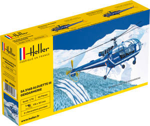 Heller 1/72 SA 316 ALOUETTE III GENDARMERIE 80286 Heller 1/72 SA 316 ALOUETTE III GENDARMERIE 80286