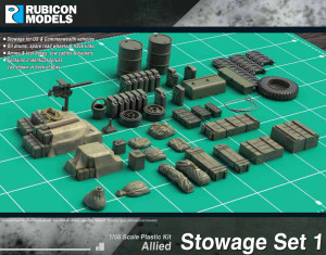 Rubicon Allied Stowage Set 1 (1/56) - 280033 Rubicon Allied Stowage Set 1 (1/56) - 280033