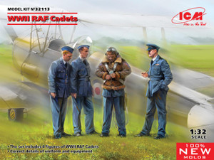 ICM 1:32 - WWII RAF Cadets (New Molds) - ICM32113