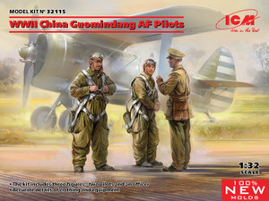 ICM 1:32 - WWII China Guomindang AF Pilots - ICM32115 ICM 1:32 - WWII China Guomindang AF Pilots - ICM32115