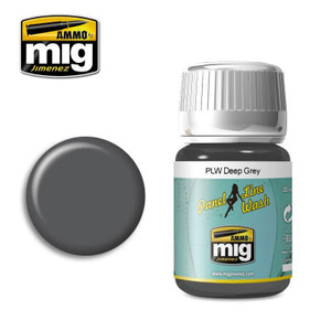 Ammo - Panel Line Wash Deep Grey 35ml MIG 1602 Ammo - Panel Line Wash Deep Grey 35ml MIG 1602