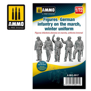 Ammo - 1/72 Figures German Infantry on the March MIG 8917 Ammo - 1/72 Figures German Infantry on the March MIG 8917