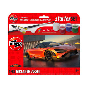 Airfix Starter Set - Mclaren 765 A55006 (1/43) Airfix Starter Set - Mclaren 765 A55006 (1/43)