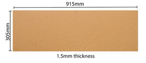 SPD High Density Cork Roll – 915mm x 305mm – 1.5mm Thick (2003) SPD High Density Cork Roll – 915mm x 305mm – 1.5mm Thick (2003)
