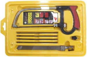 8-in-1 Multi-Purpose Hand Saw Kit – Model Hobby Tool for Wood, Metal, Glass & Plastic | Includes 6 Blades for Modelling, Woodworking & DIY Projects