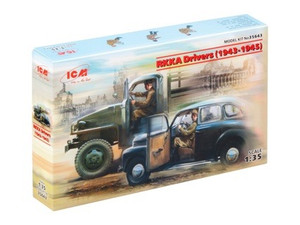 ICM 1/35 RKKA Drivers (1943-1945) with 2 Figures 35643 ICM 1/35 RKKA Drivers (1943-1945) with 2 Figures 35643