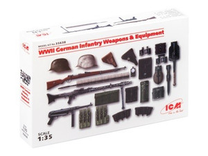 ICM 1/35 WWII German Infantry Weapons & Equipment 35638 ICM 1/35 WWII German Infantry Weapons & Equipment 35638