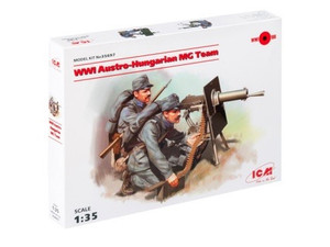 ICM 1/35 WWI Austro-Hungarian MG Team 2 Figures 35697 ICM 1/35 WWI Austro-Hungarian MG Team 2 Figures 35697