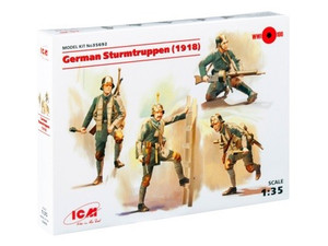 ICM 1/35 German Sturmtruppen (1918) 4 Figures 35692 ICM 1/35 German Sturmtruppen (1918) 4 Figures 35692