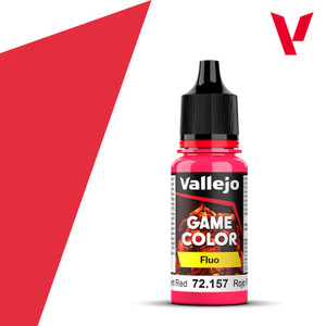 Vallejo Game Color Fluorescent Red 72157 Vallejo Game Color Fluorescent Red 72157