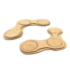 Medium MDF Tree Bases (Pack of 2)