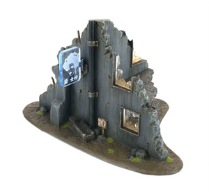 War-Torn City - Ruined Multi Storey T Section Building  