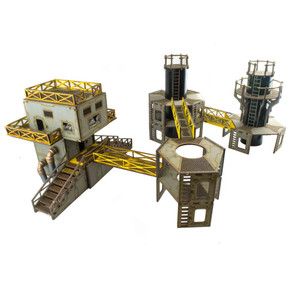 Industry of War Refinery 2, Service Tower & Central Tower