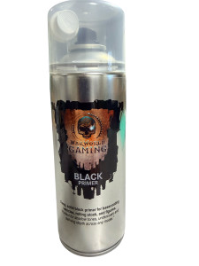 War World Gaming  Black Matt Primer 400ml Spray Can