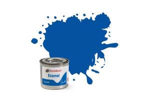 Humbrol  Enamel Paint: 14 - French Blue - Gloss - (14ml)