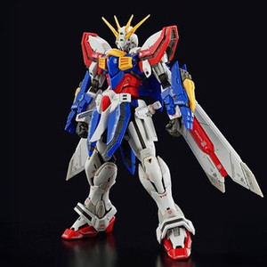 Description
Burning Gundam from "Mobile Fighter G Gundam" joins the RG model-kit lineup from Bandai, pursuing the widest range of motion in RG history by adopting the structure of the human body! The advanced MS joints on its shoulders and wrists allow you to recreate its characteristic folded arms pose, and a telescoping gimmick in the shoulder improves side-to-side motion of the arms. A three-axis structure in the neck means Burning Gundam can pull in its chin and stick out its head! The rear of the knees shows a dent to accommodate realistic motion, and a new mechanism is used to move the toes, allowing the feet to touch the ground while the legs are open nearly horizontally! Multi-stage movement from the chest to the waist is possible, and a slide mechanism in the hip joint greatly increases the range of motion of the legs. Maybe best of all, a movable shaft is mounted on the base of the nail and thumb cover to reproduce the God Finger move!

About the Model
Gundam Gunpla plastic model kit
Snap-assembly with no glue/cement required
Pre-coloured sprues to help with accuracy
Keen modellers can still paint the parts for a more detailed finish
Includes handy step-by-step build instruction manual