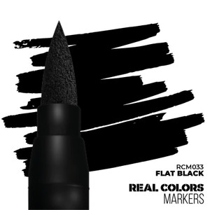 AK Real Colors Marker: Flat Black RCM033
