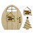 WWCrafts Wooden Christmas Elf Doors