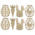 WWCrafts Easter Bunting - Easter Shapes WWCrafts Easter Bunting - Easter Shapes