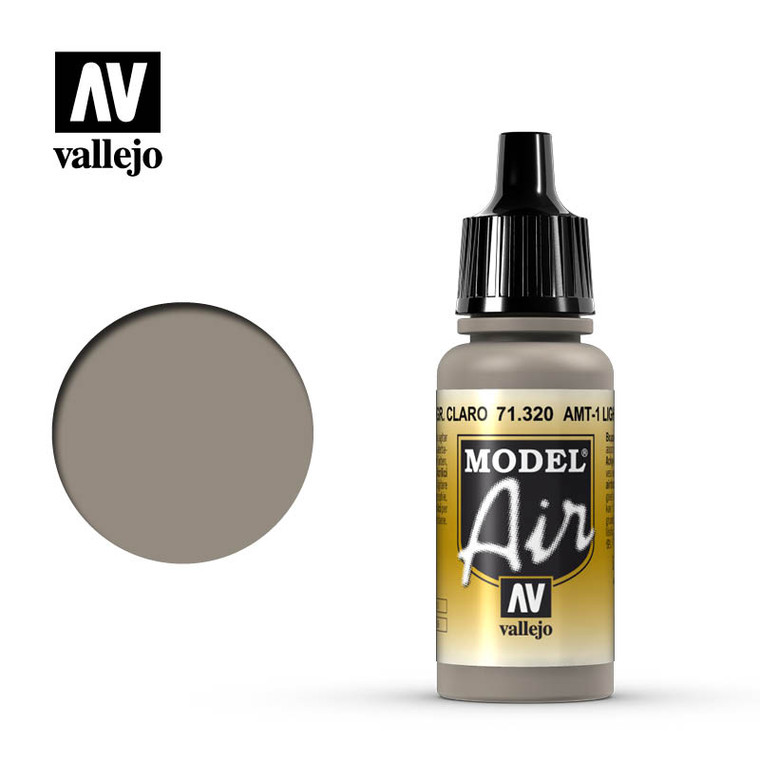 Vallejo Model Air 17ml -AMT-1 Lt. Grey Brown 71.320