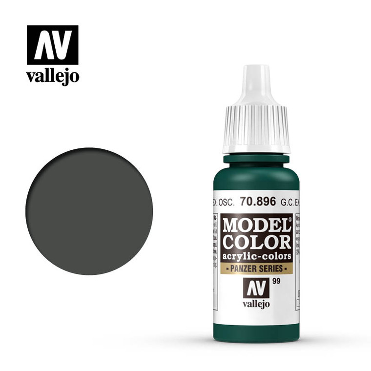 Vallejo Model Color 17ml - German Extra Dark Green 70.896