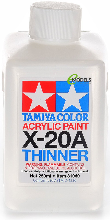 Tamiya X Acrylic Paint Thinner X-20A 250ml