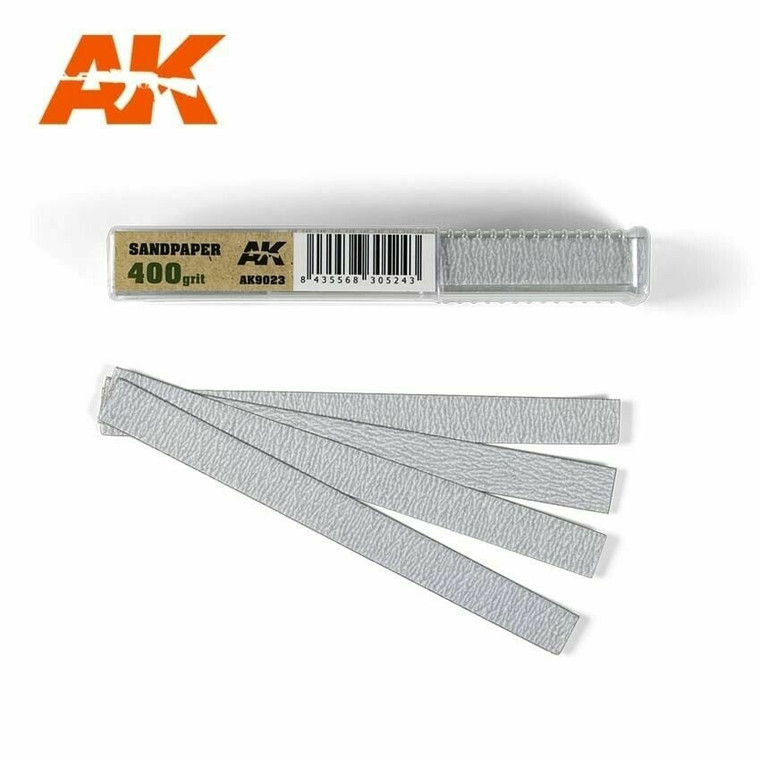 Sandpaper- Dry, 400 grit x 50 Units - AK09023