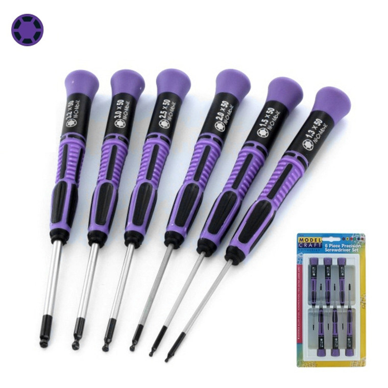 6 Pce Ball Point Drivers Set - PSD1607