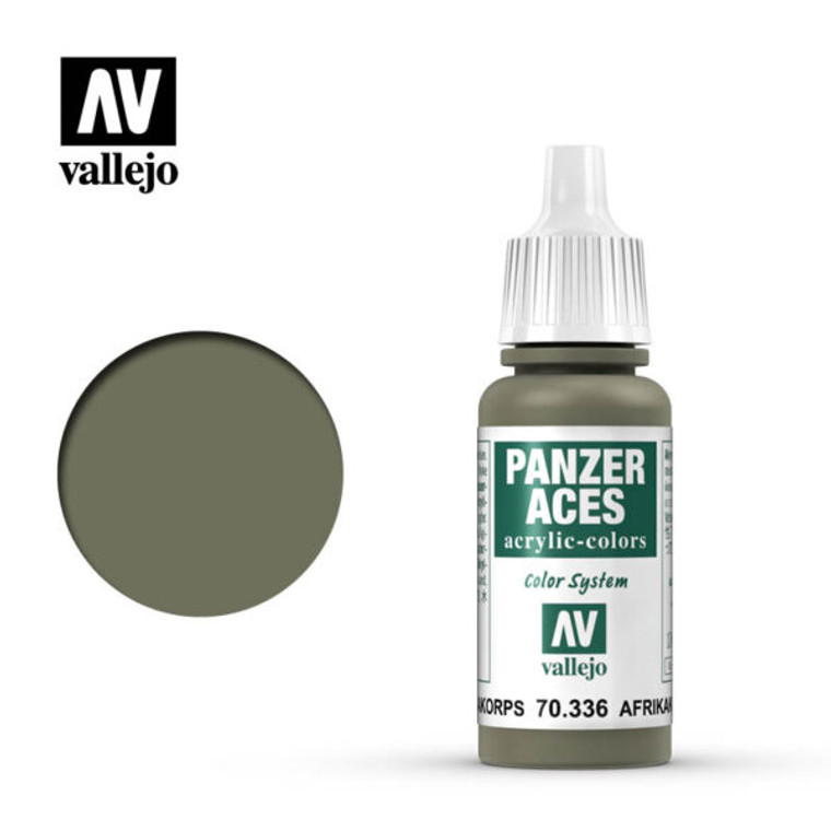 Vallejo Panzer Aces 17ml - Afrikakorps Tank Crew 70.336