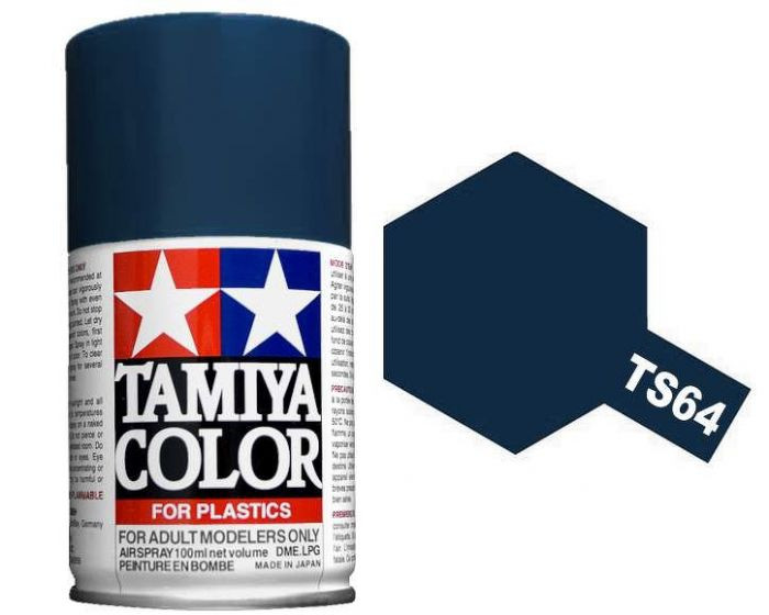 Tamiya 100ml TS Spray TS-64 Dark Mica Blue TS64