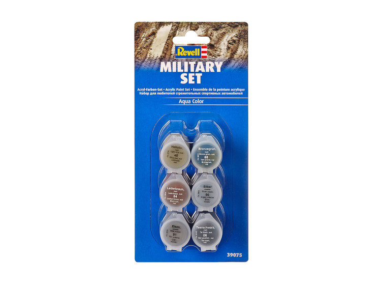 Military Vehicle Set Aqua Color Acrylic - (6 x 5ml) - 39075