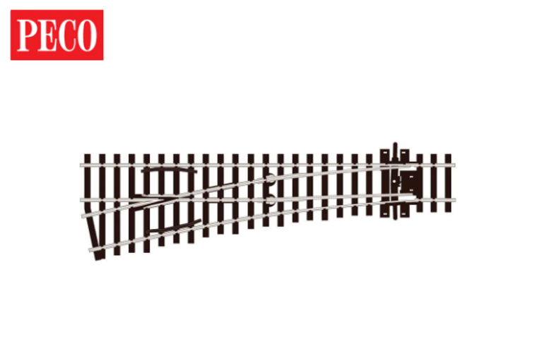 SL-E192 Turnout, Small Radius, Left Hand