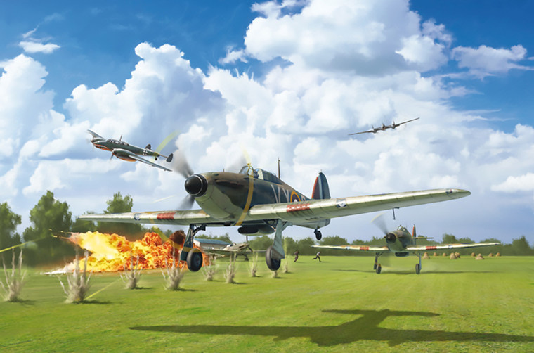 Italeri 2802 RAF Hurricane MK. I Battle of Britain 80th 1/48