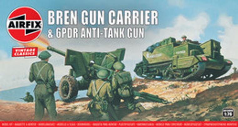 Bren Gun Carrier & 6PDR Anti-Tank Gun A01309V 1/76