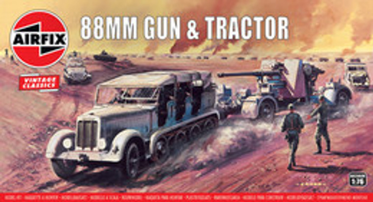88mm Gun & Tractor A02303V 1/76