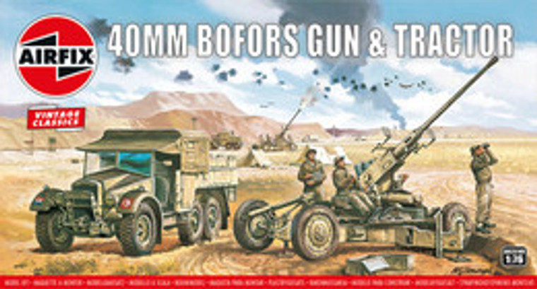 Bofors 40mm Gun & Tractor A02314V 1/76
