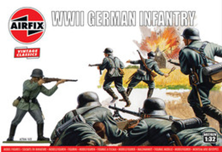 WWII German Paratroops A02712V 1/32