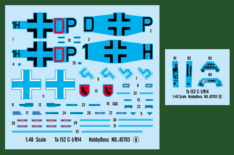 Hobbyboss 1/48 - Focke Wulf Ta 152 C-1/R14 81703